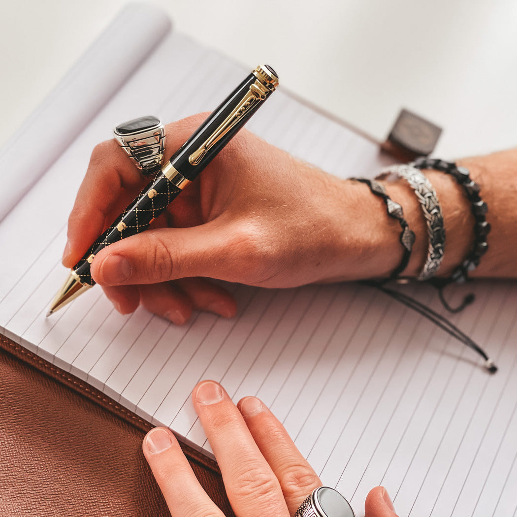 Gepersonaliseerde Penset - Schrijfset met Gegraveerde Houten Doosje BLP2115